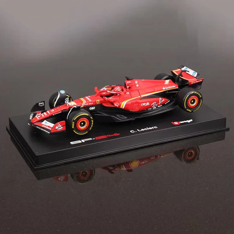 

Масштабная модель гоночного автомобиля F1 SF24 SF-24 (1:43) из сплава, статическая, коллекционная, для демонстрации, игрушка, подарок, сувенир, украшение
