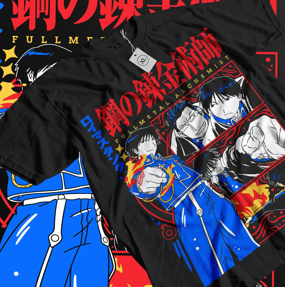 Fullmetal Alchemist T-Shirt Roy Mustang Lust FMA Anime Girl Gifts Shirt All Size