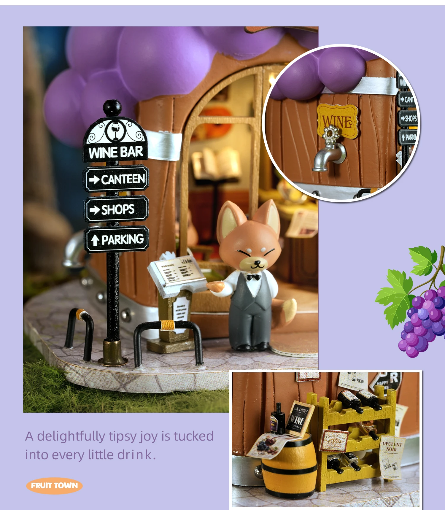 DIY Miniature Dollhouse Kit with LED Light Handmade 3D Puzzle Mini House Toys Home Decor Wooden Crafts For Xmas Birthday Gifts