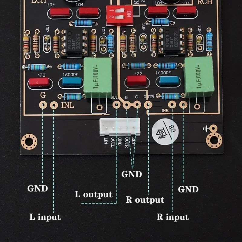 

NE5532 LME49720N DUAL Line Vinyl Phonograph Amplifier Board MM MC Phonograph Amplifier Board Sound Is Exquisite Diy Audio Amp