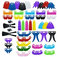Building Block Cape Clothes Girl Friends Cloak School Graduation Gown Trencher Cap Woman Skirt Dress Man's Tuxedo Lady Shawl
