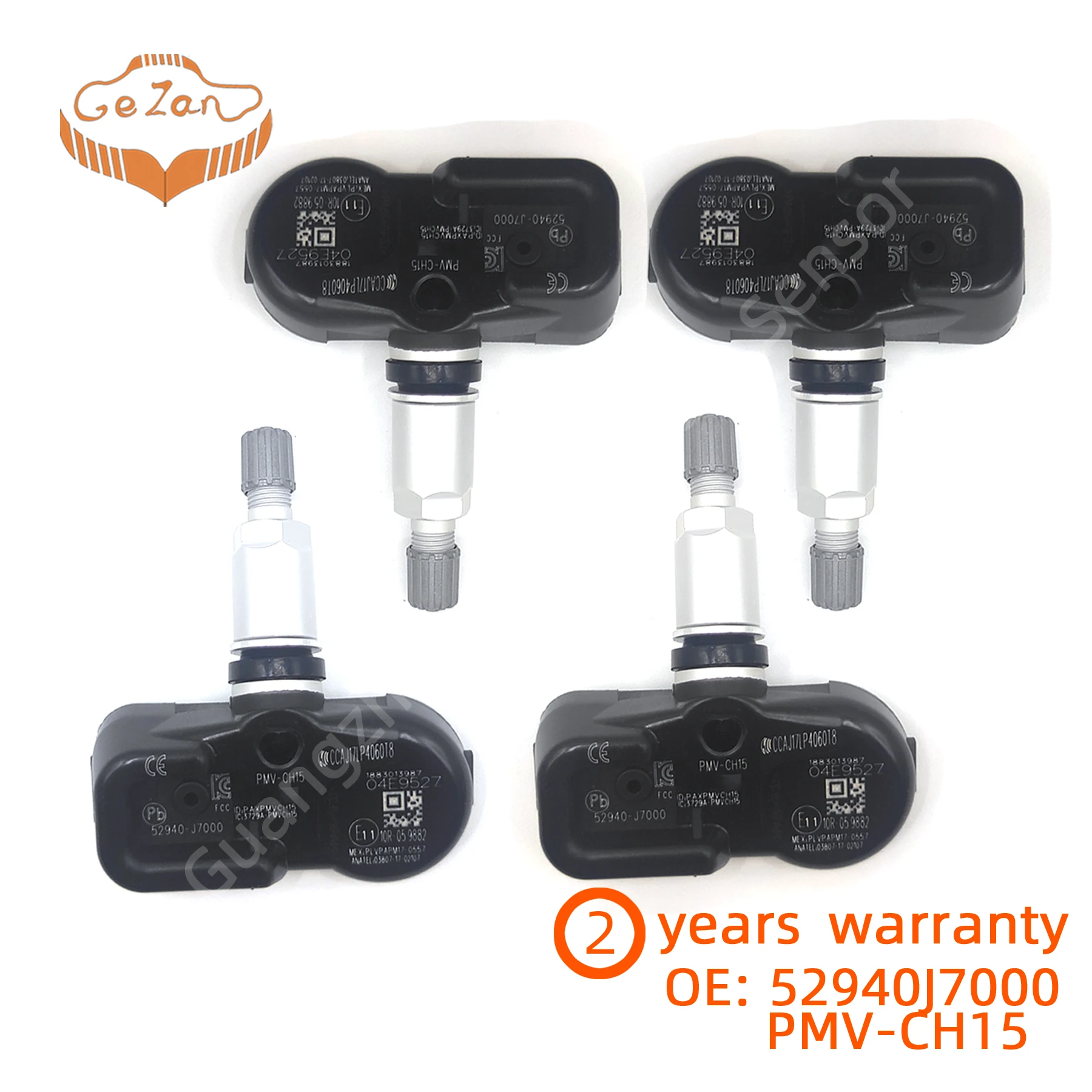 

4 PCS TPMS High quality Tire Pressure Sensor 52940-J7000 52940J7000 PMV-CH15 Tpms sensor CH15 For Kia K3 Forte Ceed 2019 2020