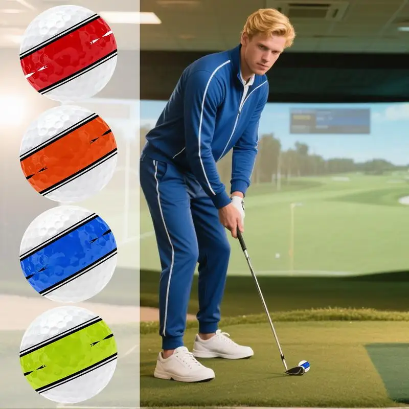 

Golf Balls 12 Golf Practice Balls 360 Degree Orbital Putter Aiming System Portable Sports Accessories For Indoor Outdoor