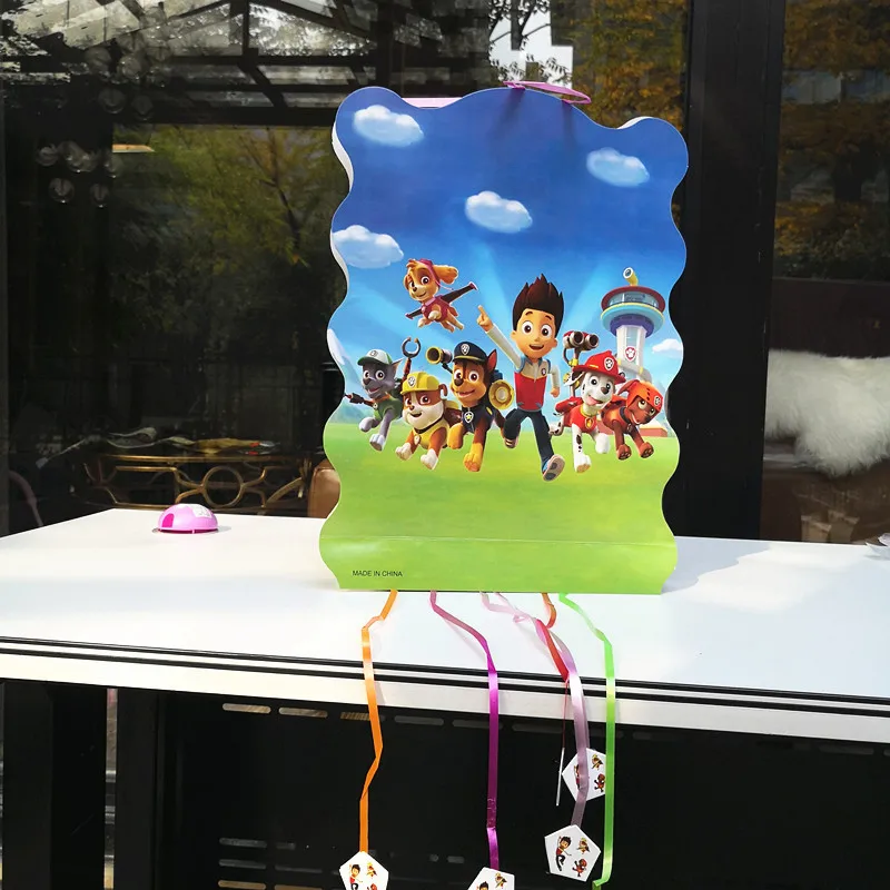 1pc Paw Patrol One Piece Pinatas Puppy Birthday Party  Deco Piñata Event Party Decoration Girls Boys Kids Favors DIY Pinata - view 2