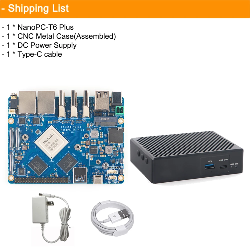 NanoPC T6 Plus Development Board with 2.5G Ethernet