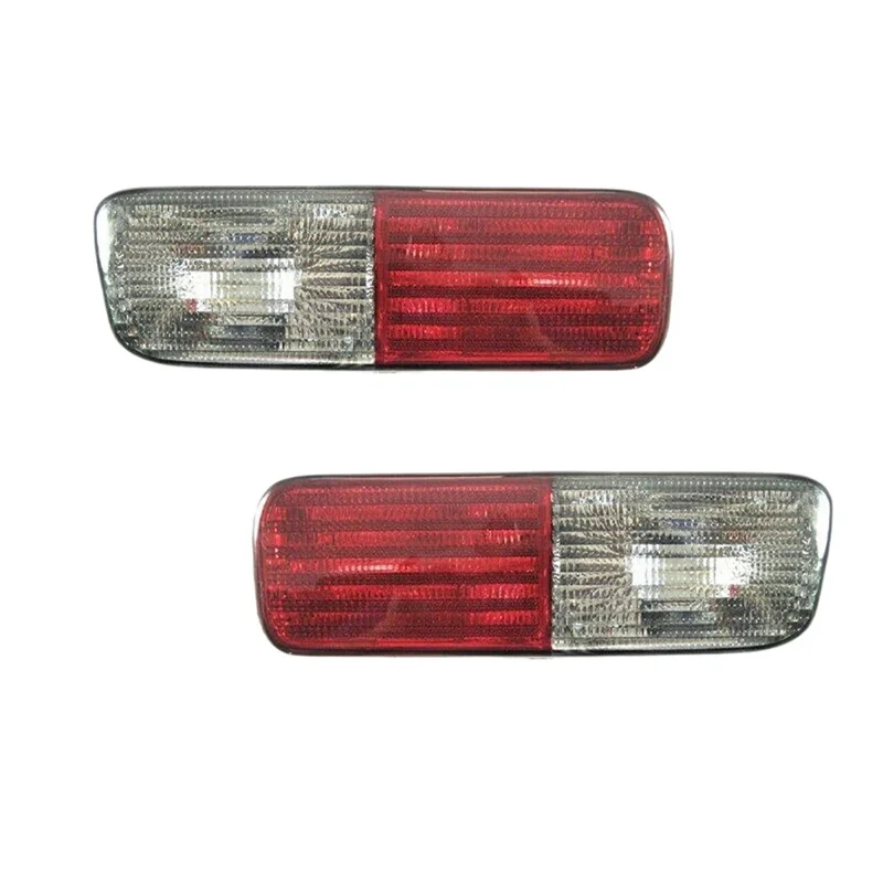 1Pair Rear Bumper Reflector Turn Signal Indicator Brake Lamp Brake Reverse Lamp for Land Rover Discovery 2 XFB000720