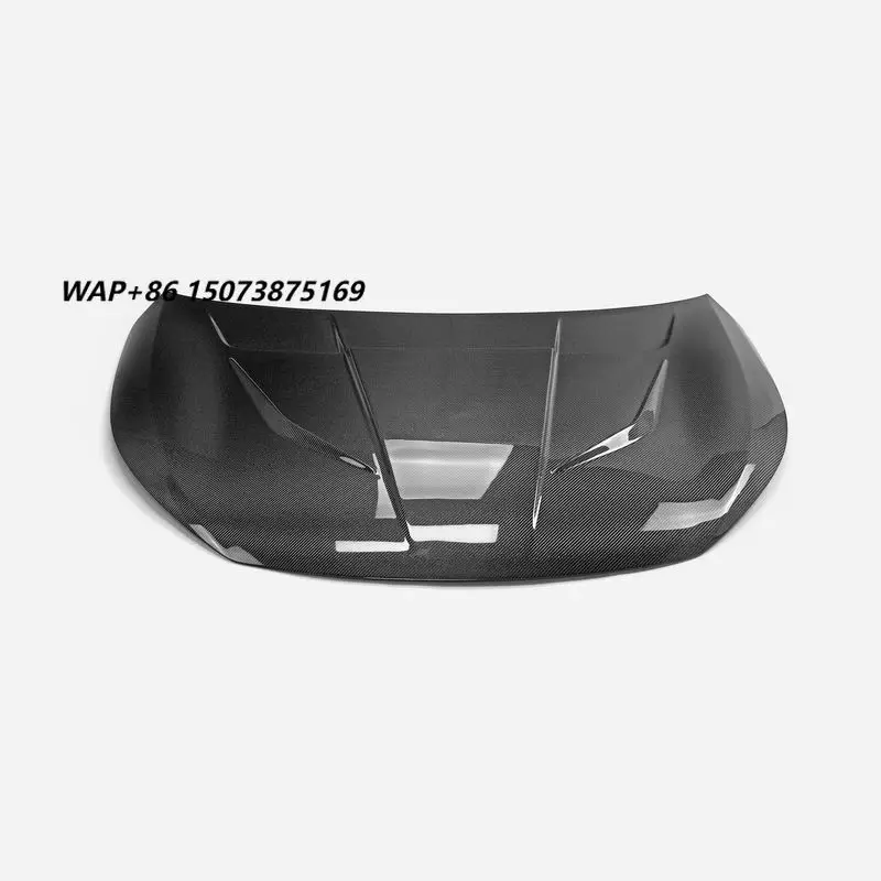 Models 22-25: Carbon Fiber Textured Front Engine Hood for BYD Yuan Electric Vehicles.