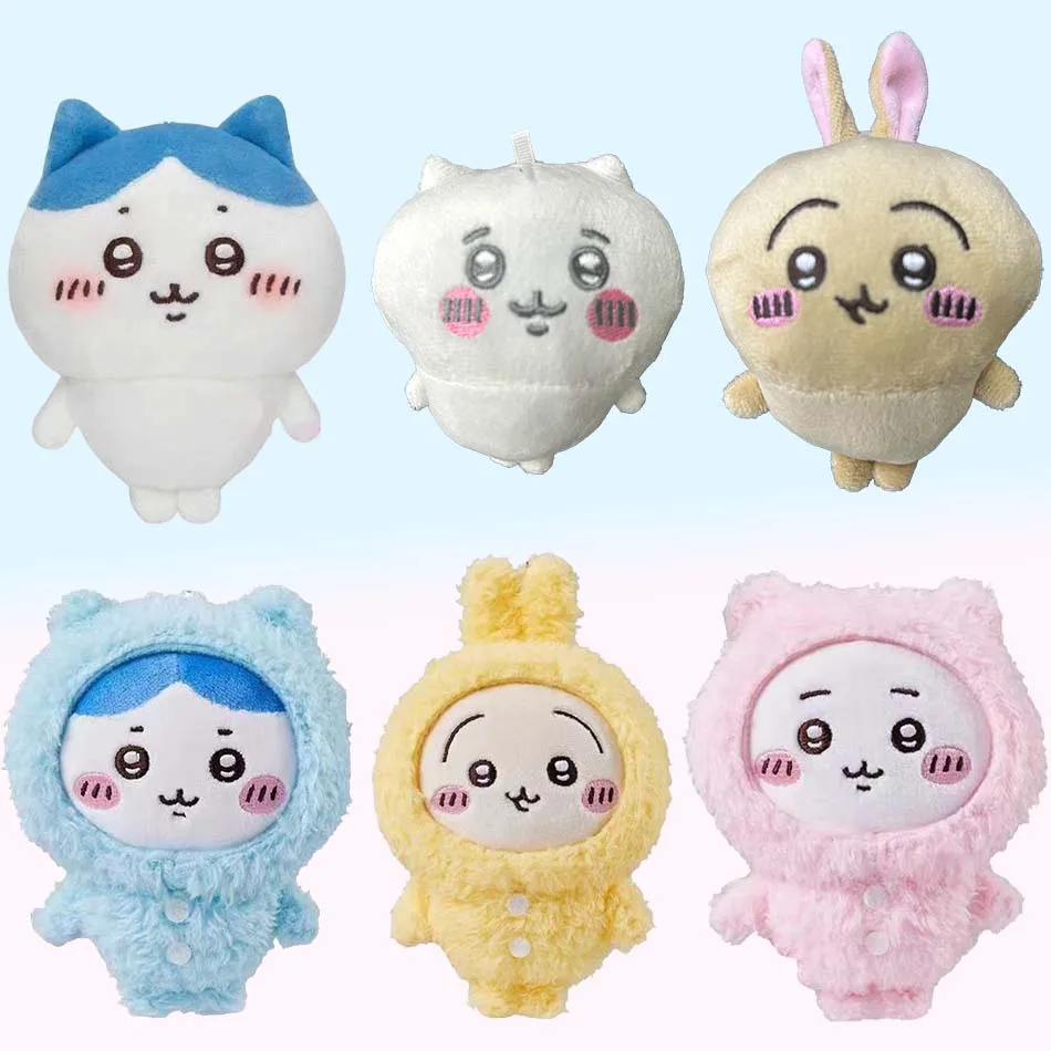 جديد لطيف أفخم الكرتون Chikawas صرير دمية سلاسل المفاتيح قلادة فتاة القلب على ظهره قلادة سوبر لطيف كيرينغ مجوهرات هدايا N853