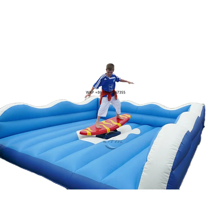Hot-selling popular inflatable surfers and mechanical surfboards with cushions