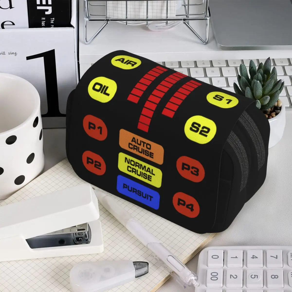 Kitt Voice Box Knight Rider Pencil Case for Boys Girls Gifts Pen Box Pencil Bag Stationery Supplies Pen Holder Bag