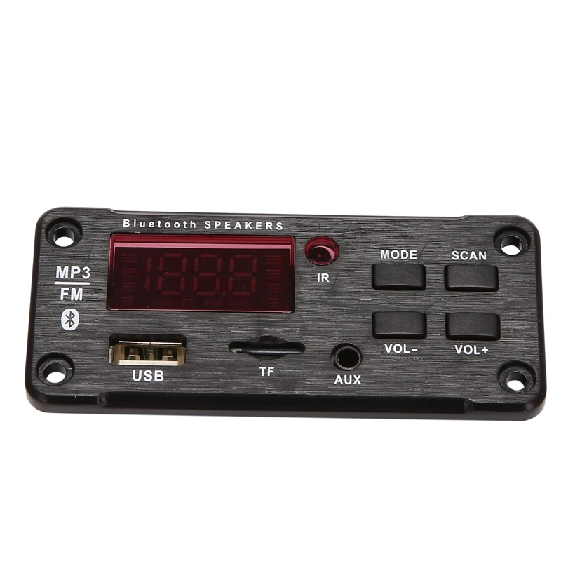 MP3 Decoder Board,With Power Amplifier 2X25W Bluetooth 5.0 Car Audio Decoder Board Support TF AUX FM Audio Radio Module