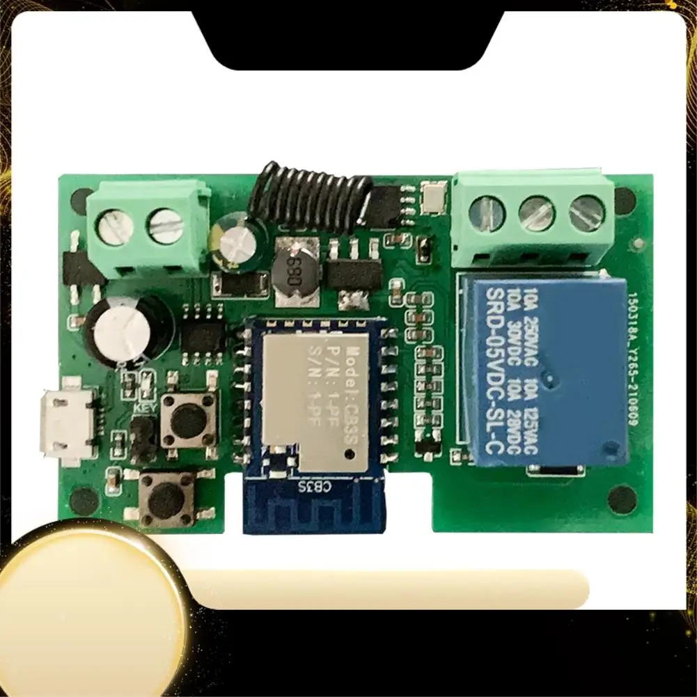 

12V Wifi Relay Tuya Smart Life App Switch Module Remote-Timer Self-Locking Work With Google Home 2 Way Control