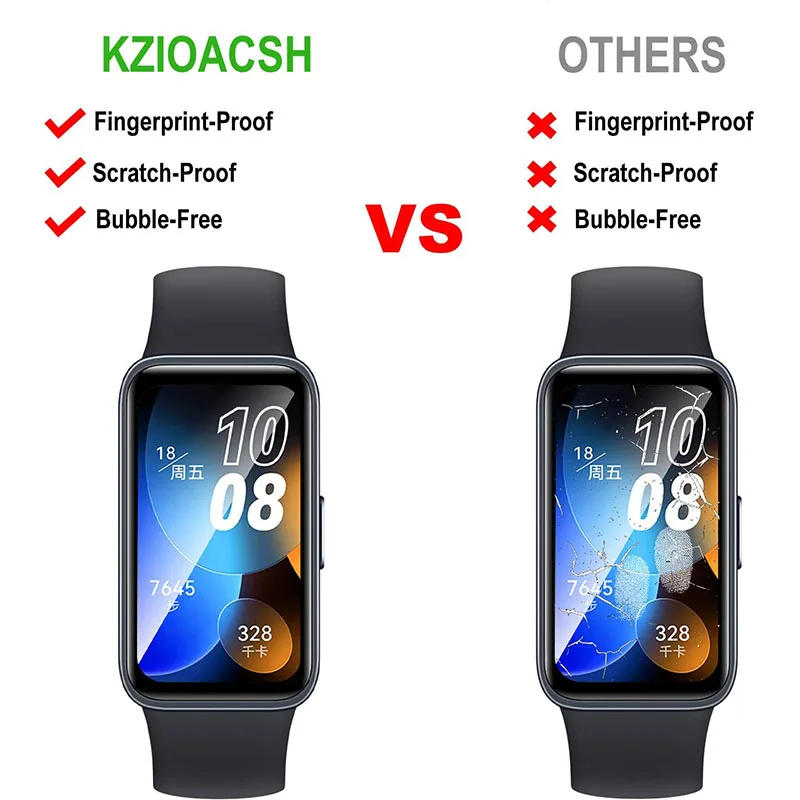 BEHUA Screen Protective Films For Huawei band 8 9 10 Bracelet 3D Soft Transparent Film Clear HD Ultra-thin Cover Accessories