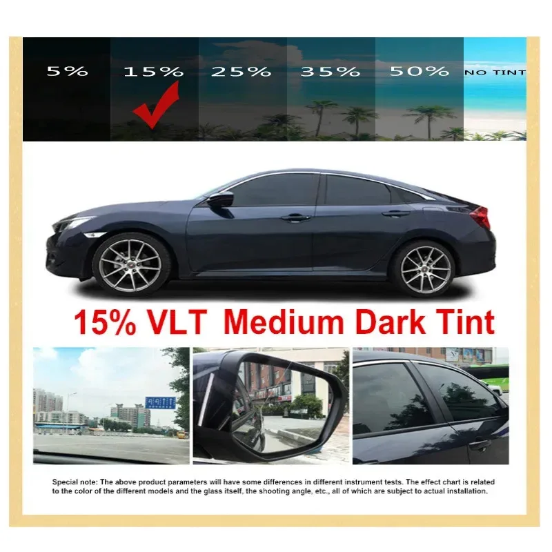 

300cmx50cm Black Car Window Foils Film Roll Car Auto Home Window Glass Summer Solar UV Protector Sticker Films