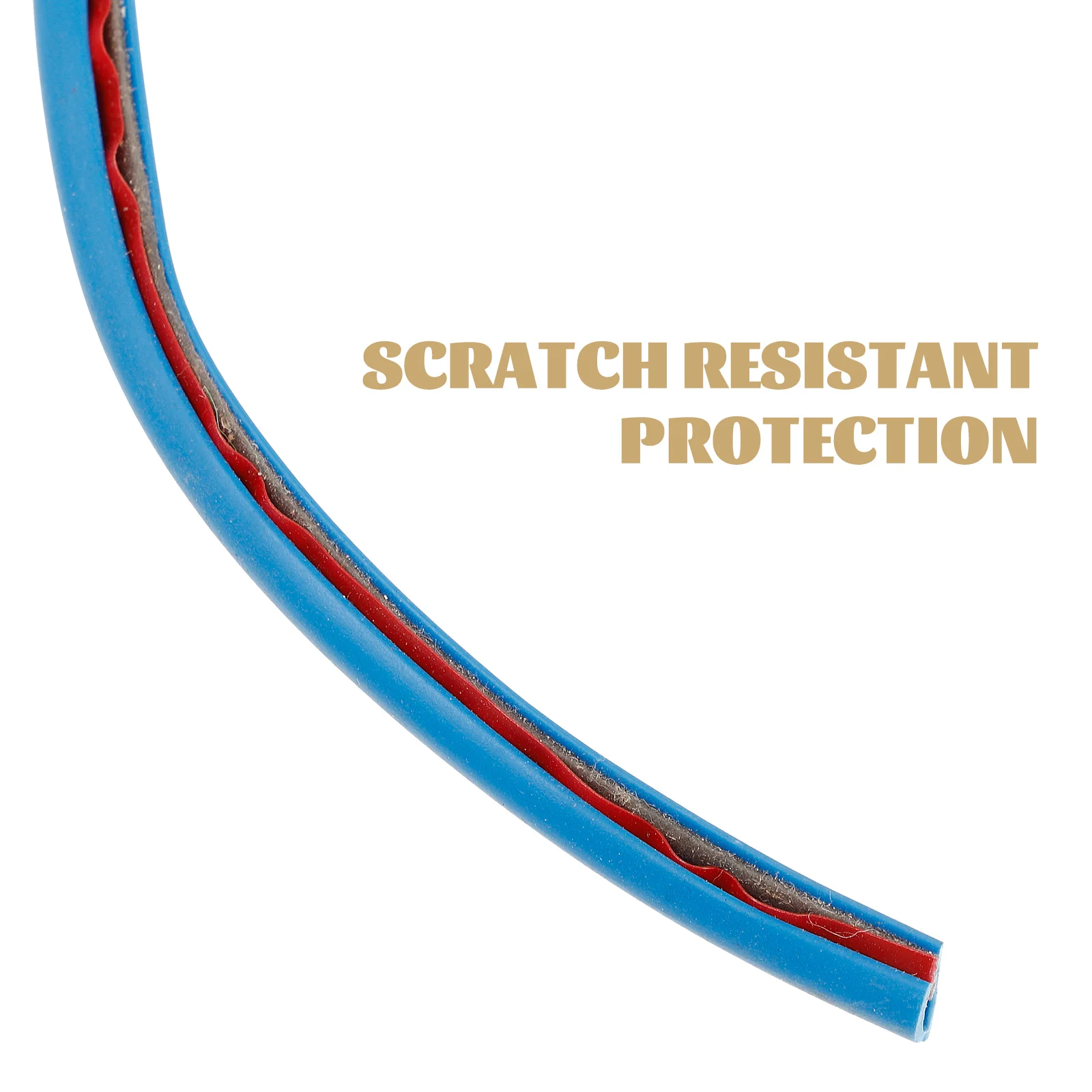 

5M Blue Car Edges Guards Protective Strips Auto Seal Strip Trim Vehicle Door Guard Car Door Sealing Strip Anti Collision