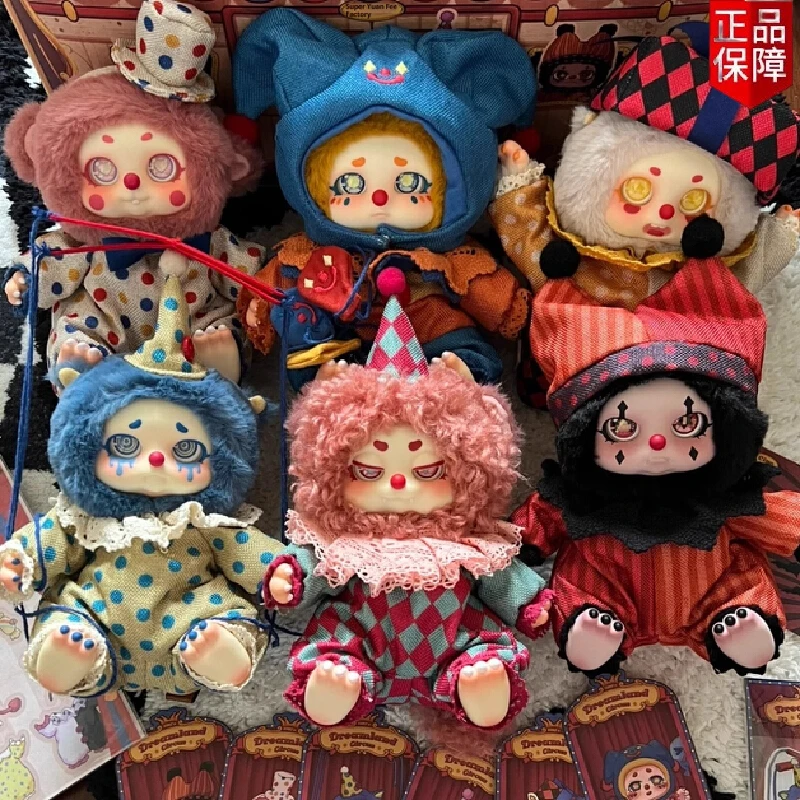 

В наличии Подлинная Cino Dreamland Circus Series Mystery Box Toys Cute Action Anime Figure Blind Box Kawaii Model Designer Doll Gift