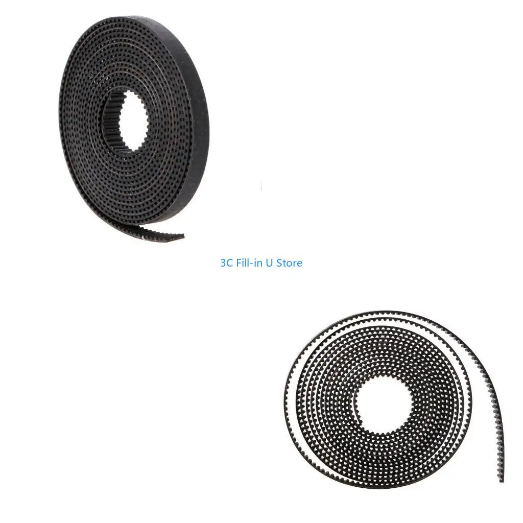 

G8TA Printer 2GT-6mm Open Rope Timing Belt High Quality Rubber Drive Belt 2m/6.6ft