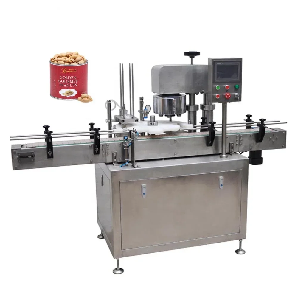 【Best-selling】Rotary Type Tin Can Seamer Automatic Can Sealing Machine