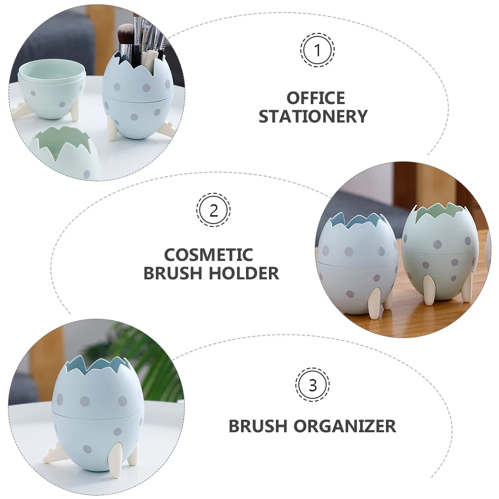 

Pencil Storage Box Desk Organizer Holder Makeup Brush Container Organization Brushes Vertical