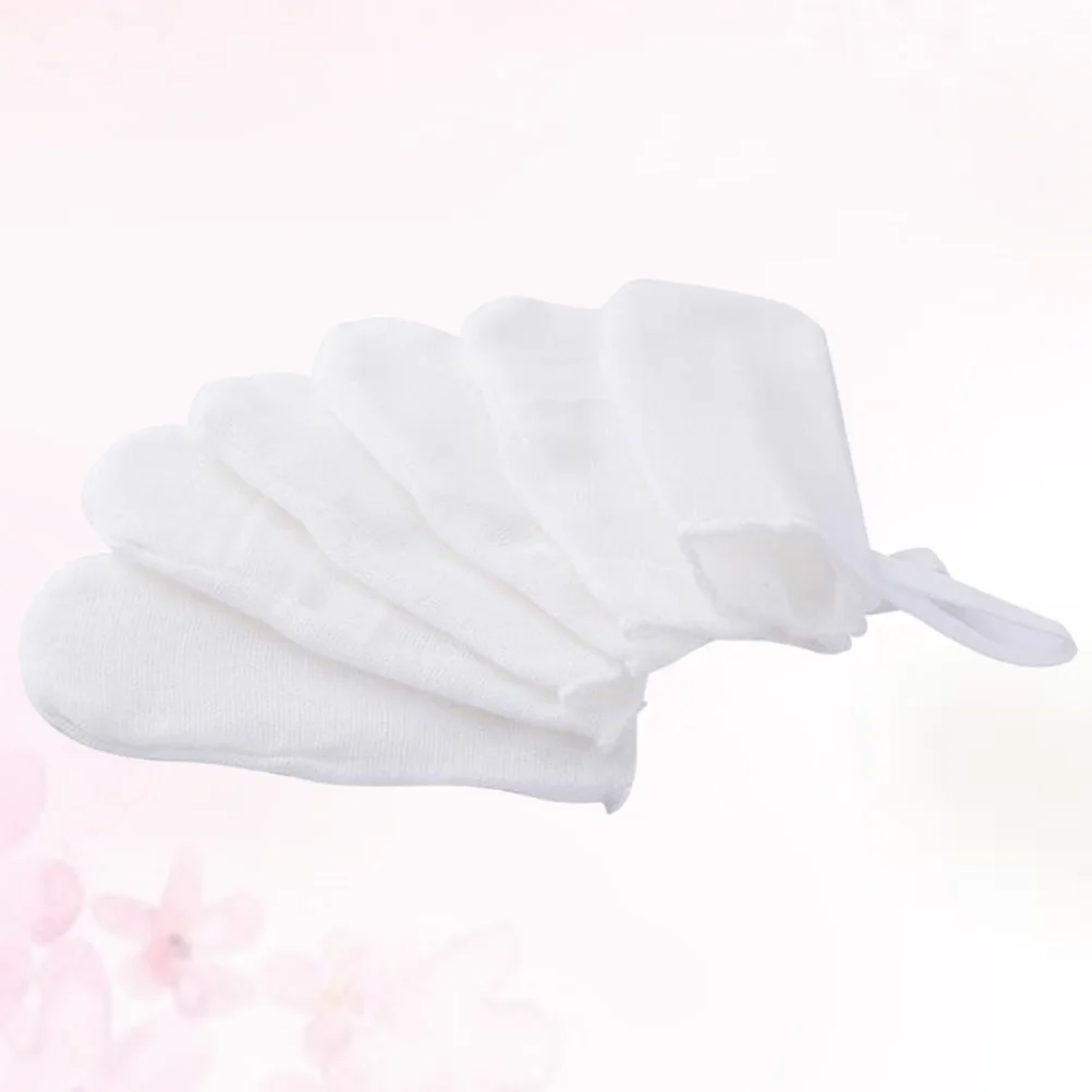 

6Pcs Infant Finger Brush Soft Gauze Dental Cleaning Tool for Babies Sterilized Hypoallergenic Newborn Tooth Care Adjustable Size