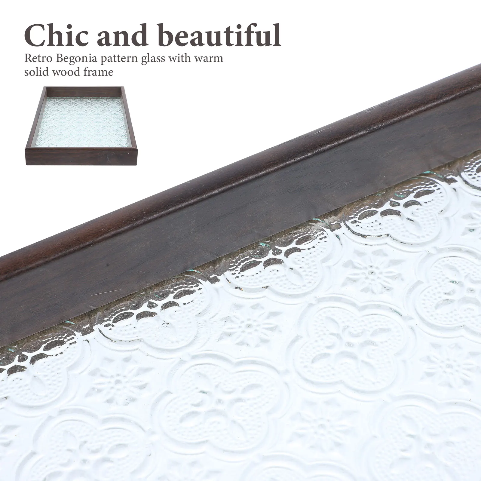 

Wooden Fruit Tray Natural Portable Dessert Plate Serving Tray For Home Kitchen Vintage Storage Reusable Wood Tableware