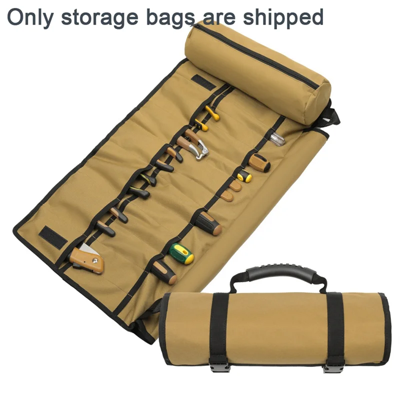 

CQMF-Tool Roll Organizer Hardware Tools Pouch Roll UP Thickened Wear-Resistant Andwaterproof Professional Multi Pocket