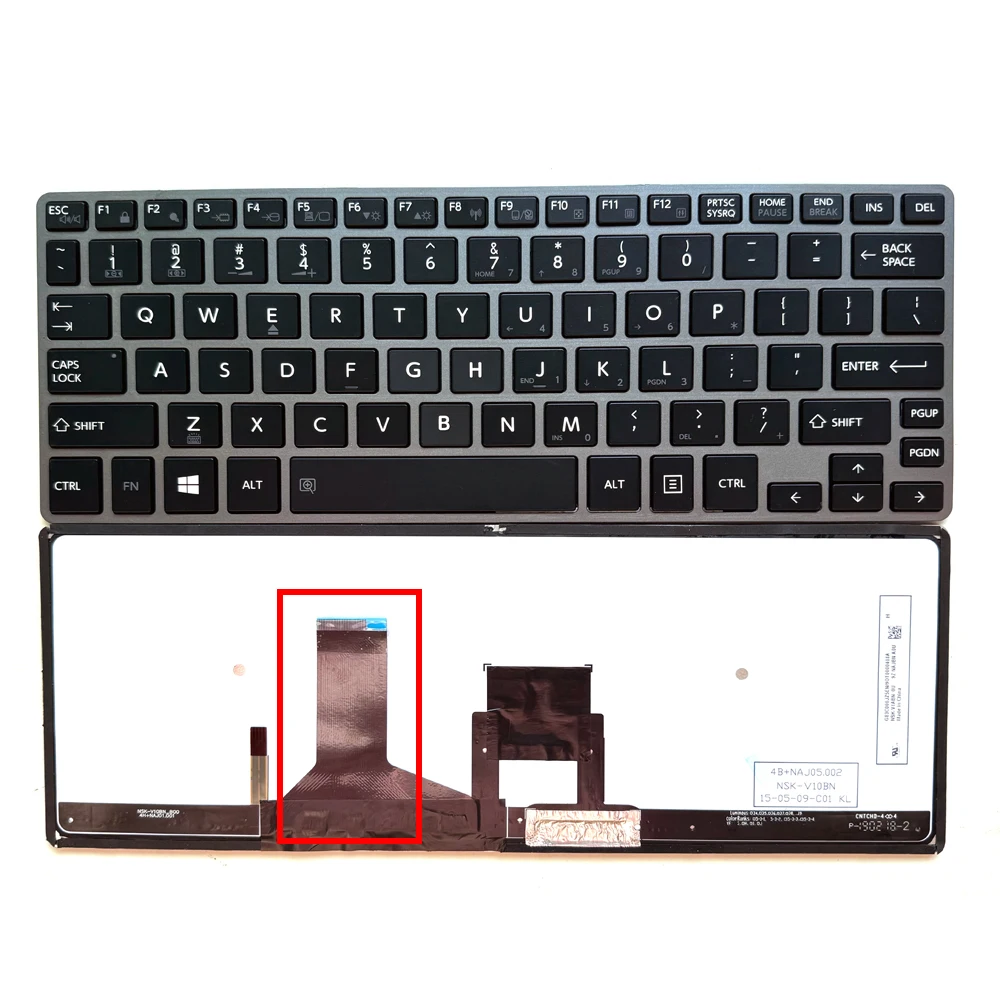 XIN-US layout Backlit Laptop Keyboard For Toshiba Portege Z30-A Z30-B Z30-C Z30T-A Z30T-B Z30T-C Z30-A1310/B1320