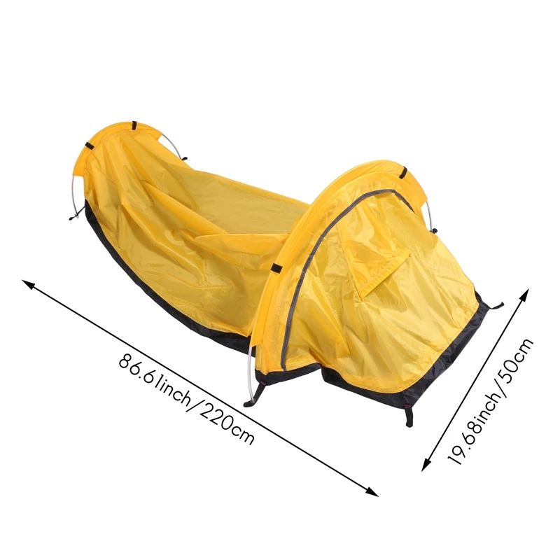 

Bivvy Tent Ultralight Bivvy Tent Single Person Backpacking Bivy Tent Waterproof Bivvy Sack for Outdoor Camping Survival Travel