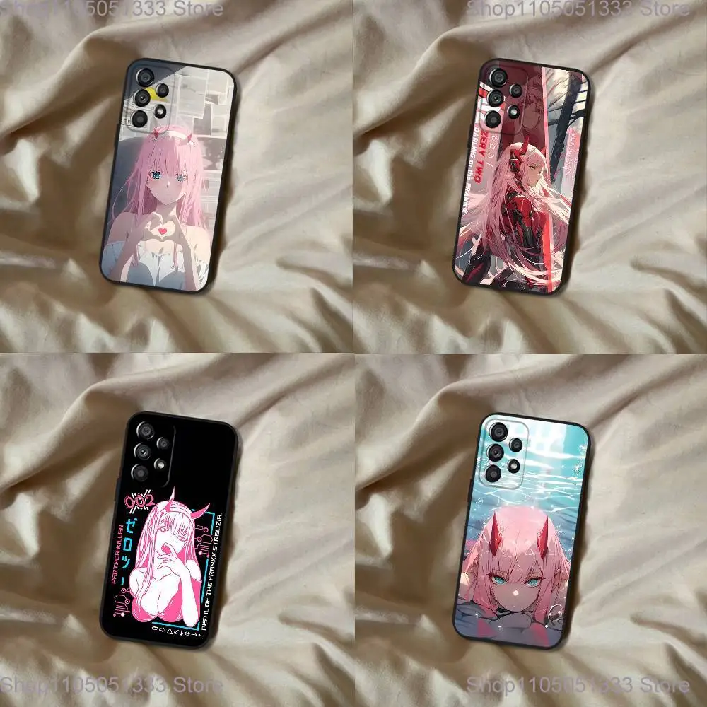 

Darling in The F-Franxx Zero Two Phone Case For Samsung Galaxy A20,A21s,A22,A31,A32,A52,A53,A72,73,A80 Soft Black Cover