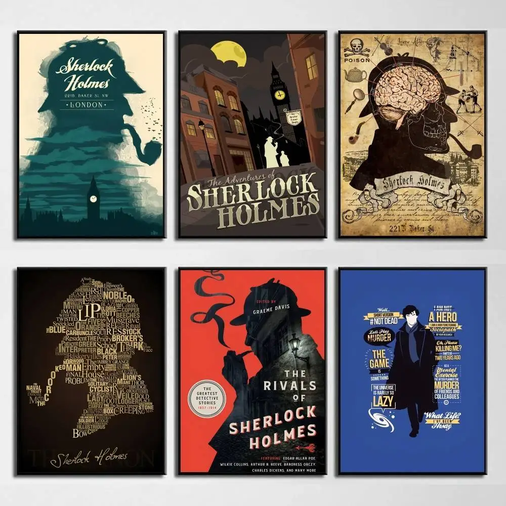 Teleplay eu sou sherlock h-holmes impressão de pôster a5 a4 a3 a2 decoração de arte de parede para quarto presente de escritório para fãs