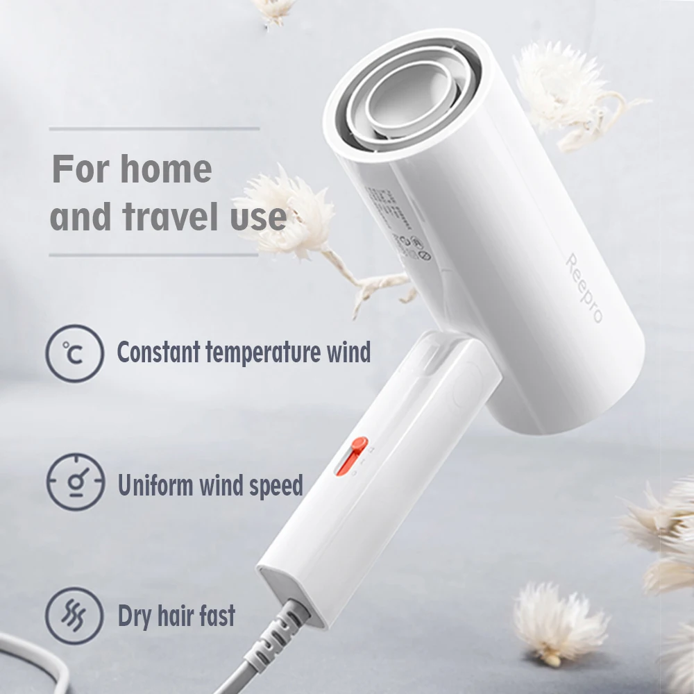 1300W Ionic Hair Dryer Technology Constant Temperature Hairdryer Quick Drying Folding Handle For Home Hair Salon Travel