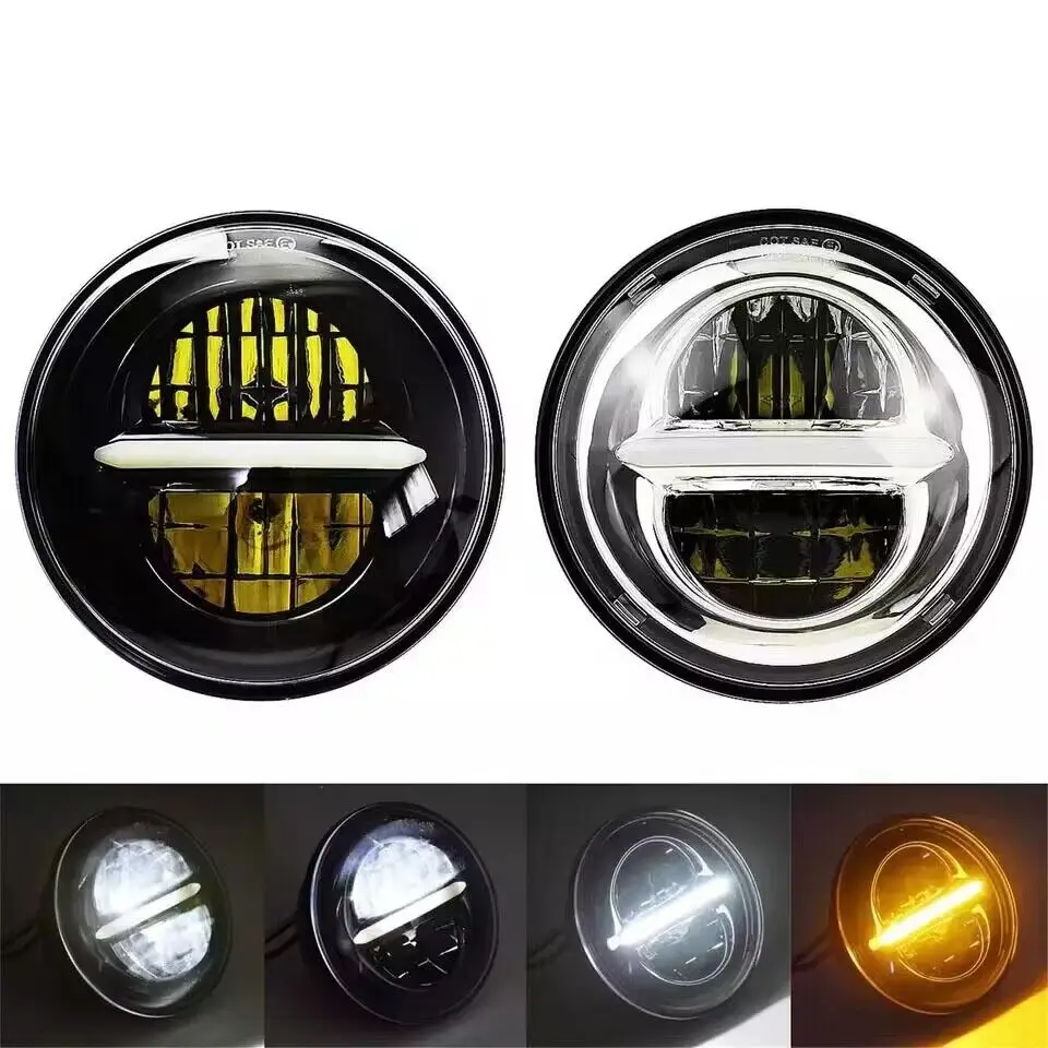 Car Motorcycle 5.75 Inch LED Headlight For Harley Sportster 1200 XL883 Triumph Rocket 5 3/4\