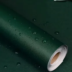 Waterproof Thickened Wallpaper Self Adhesive Home Decor Living Room Bedroom Non-woven Solid Color DIY Stickers Home Decoration