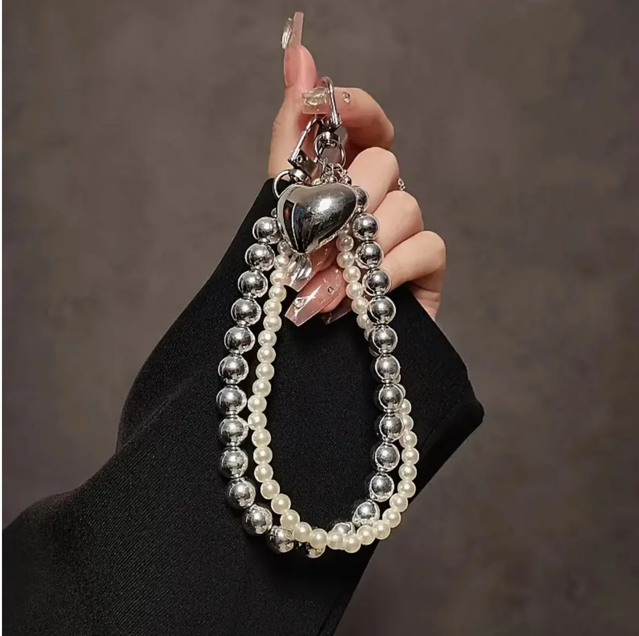 Korean Pink Bear Butterfly Flower Phone Strap Charm Chain Knot Cellphone Lanyard Keychain Woman Girl Bag Camera Pendant For Case view 4