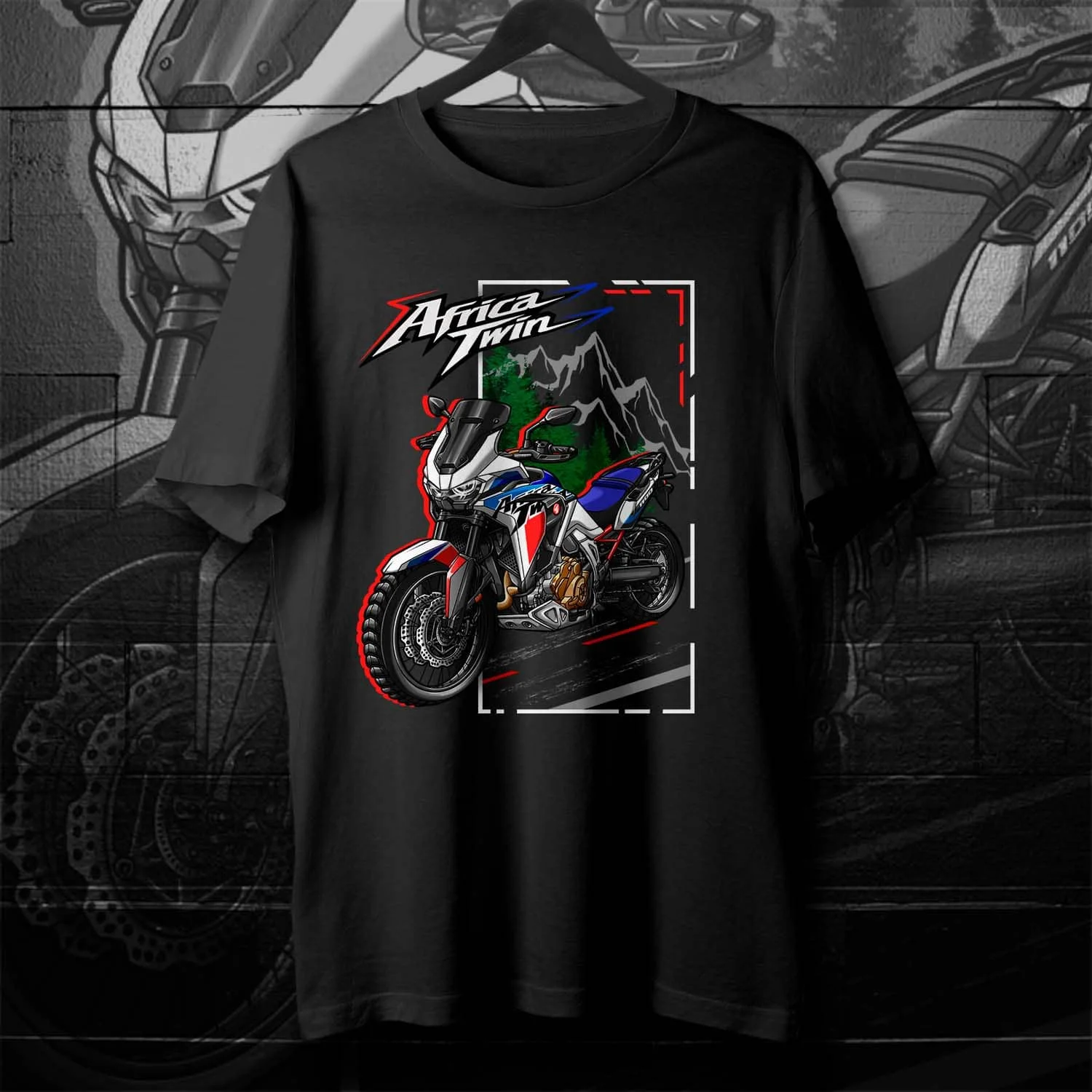 

Japanese 2020-2024 Models CRF1100L Africa Twin Motorcycle Rider T-Shirt New 100% Cotton O-Neck Short Sleeve Casual Mens T-shirt