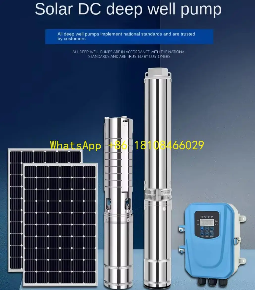 

Submersible DC Pump for High Farm Water Irrigation High Solar Deep Well Pump for Foreign Trade Custom High-Lift Stainless Steel