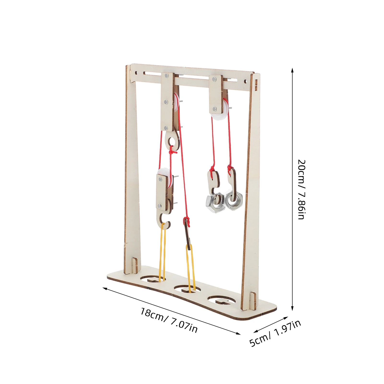 Kran Riemenscheibe System Kit Block Ständer Halterung Physik Experiment Blöcke Halter Gizmo Lehrmittel
