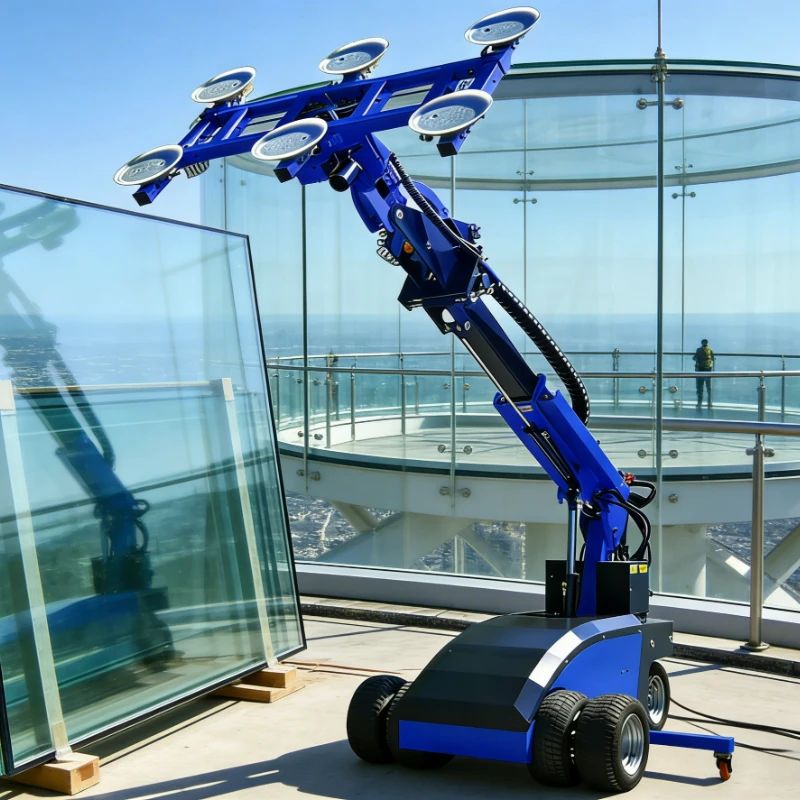 Customized Hot Sale Glass Installation Robot With Core Components Construction Lifters Vacuum Glass Lifter Robot