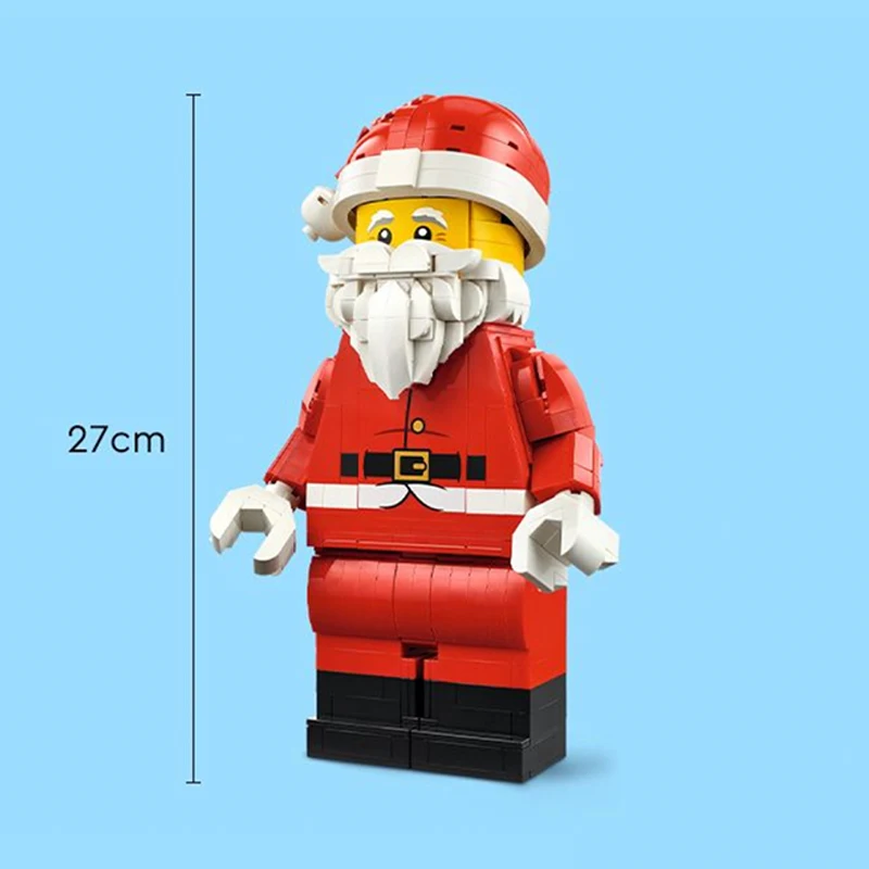 2025 جديد متدرج سانتا Minifigure 40820 Minifigure مهرجان نسخة محدودة الموسعة صبي فتاة بنة هدية الكريسماس