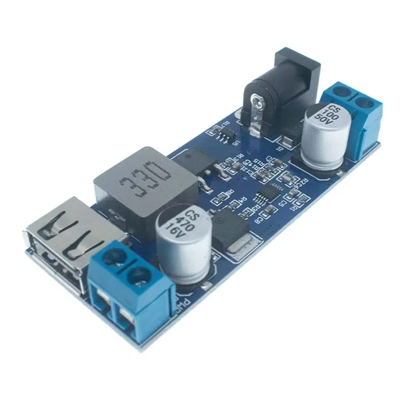 

DC-DC Converter Module 30W Voltage Step Down Module 9-36V 12V24V to 5V 6A USB Charging Power Supply Voltage Regulator