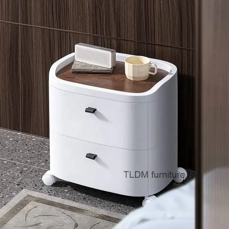 De Storage Nordic Night Table Dormitorio Bedroom Cheap Acrylic Minimalist Home Nightstands White Luxury Armarios Furniture