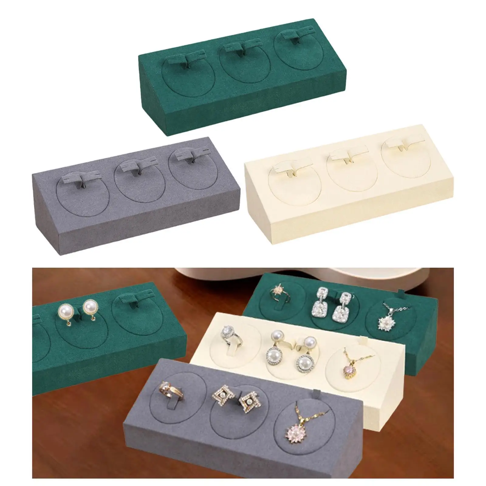 

Подставка для ювелирных изделий, 3-позиционная портативная модная подставка для сережек для гардеробной, продажа, магазин для домашнего использования в путешествиях