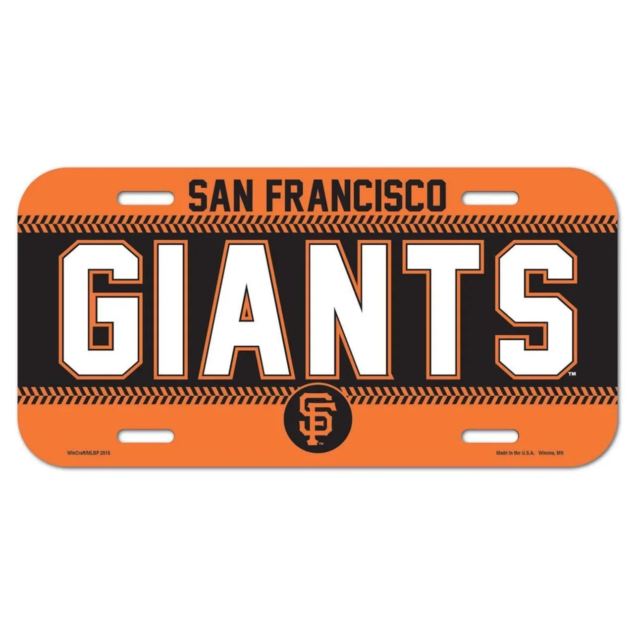 San Francisco Giants License Plate Home Decoration Metal Wall Sign