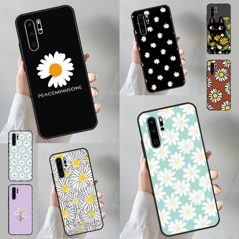 Daisy Flower Case For Huawei Nova 10 SE 9 5T 11i 8i 3i 11 Pro Y91 Y90 Y70 Y61 Y60 P30 P20 P40 Lite Cover