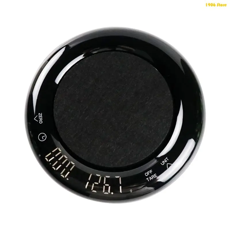 U1JB Electronic Kitchen Scale For Coffee Making Responsive To 0.01 measure Equipped With Timekeeping Feature