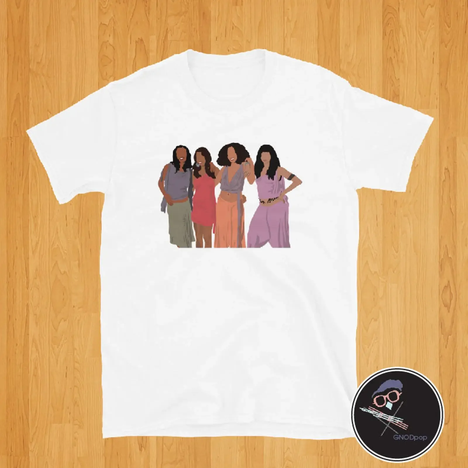 Girlfriends T shirt from 90 amp 39 s TV Classic Show For Best Friend Sister BFF College vintage Washed Unisex fashion