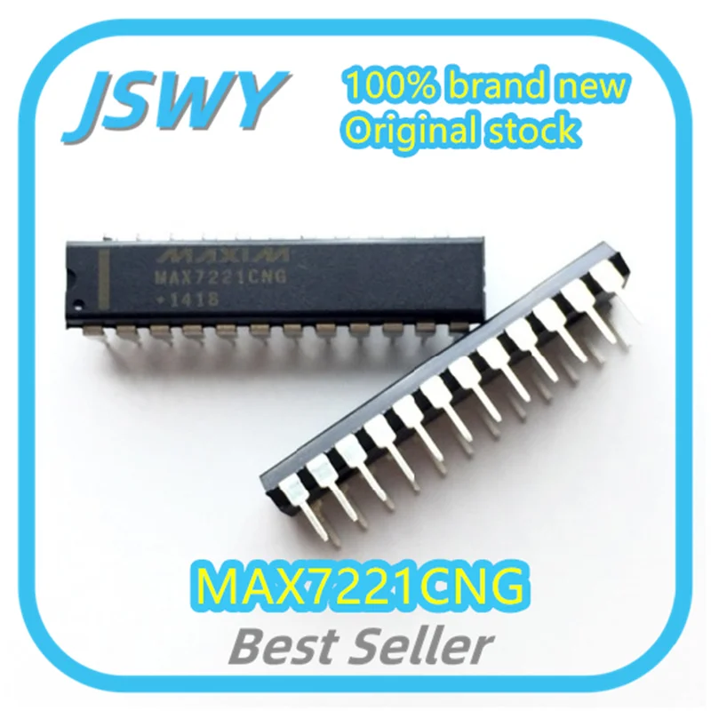 

(5/50 pcs) MAX7221CNG DIP-24 Display Driver Chip Brand New Ships Fast!