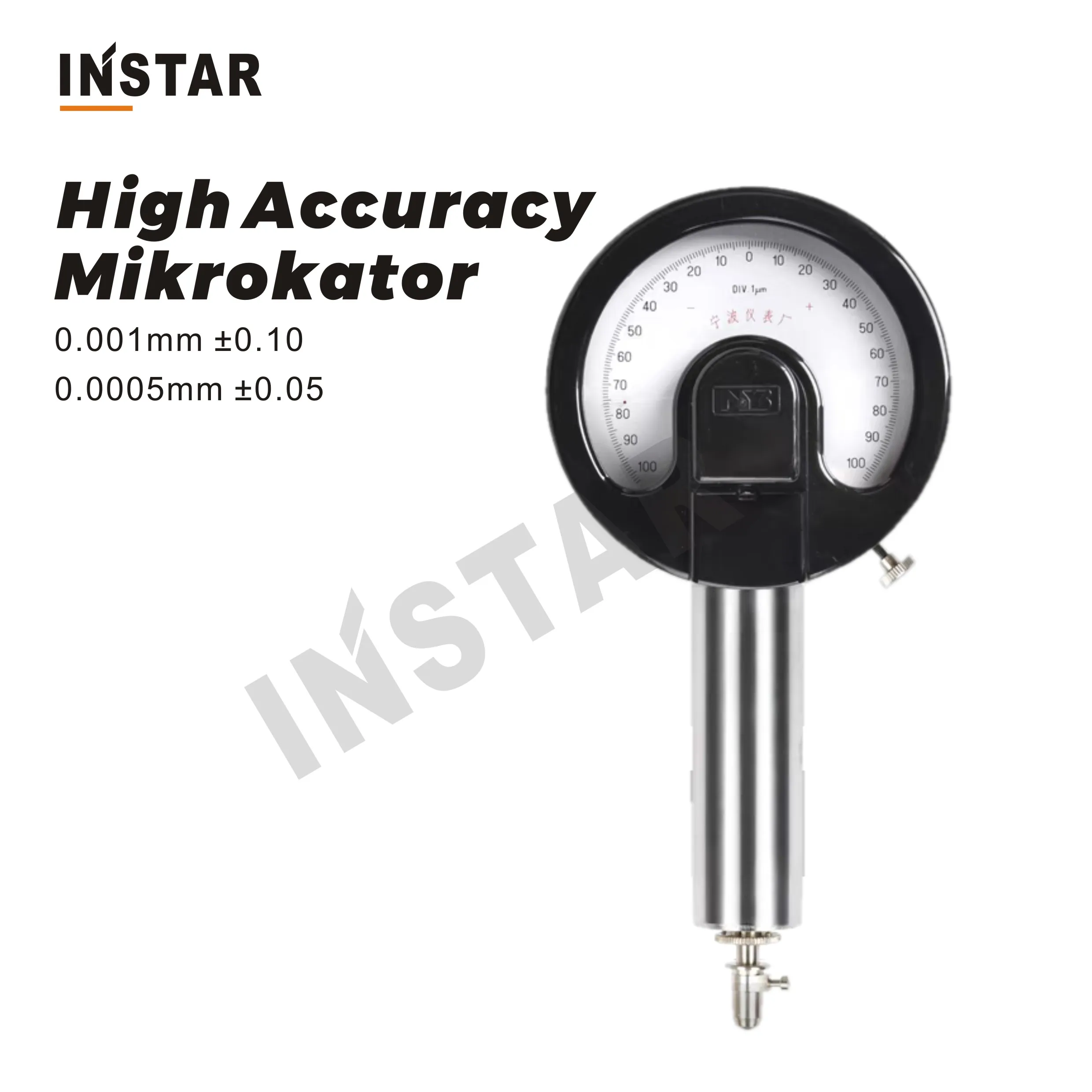 

High Accuracy Mikrokator Large Range 0.001mm ± 0.10mm 0.0005mm ± 0.05mm Reed Type Comparator Industrial Quality DIN Grade