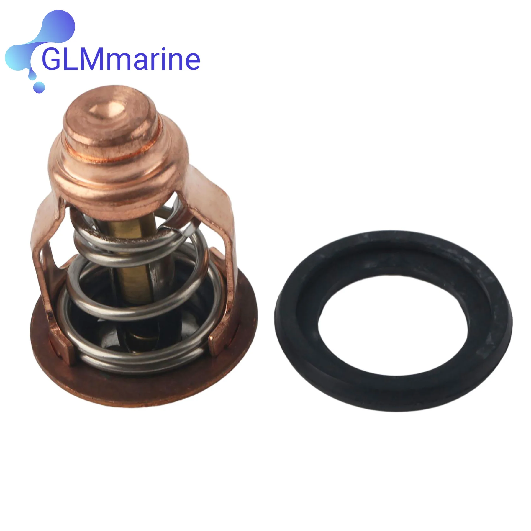 6CE-12411 Thermostat Assy 60°C/140°F Compatible with Yamaha Marine 4 Stroke Outboard F225 F250 F300 Motors 6CE-12411-00