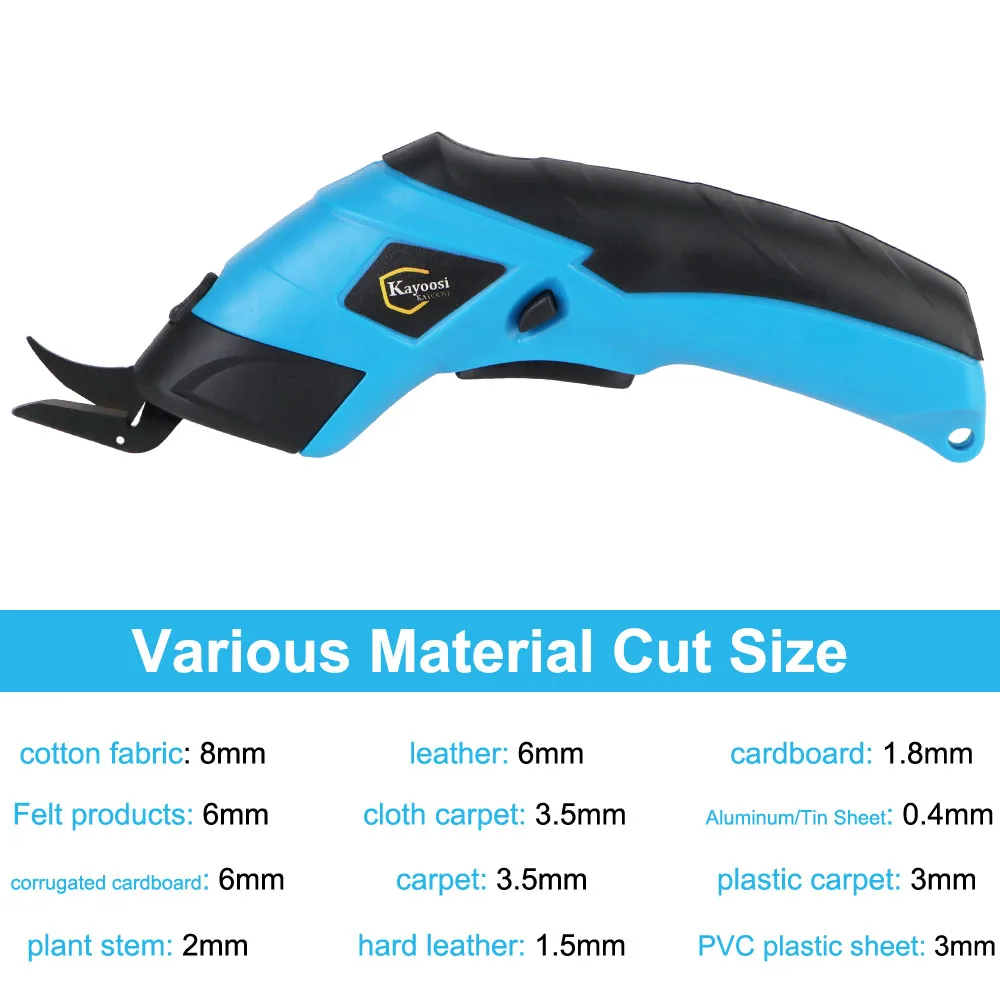 Portable Tungsten Steel Blade Electric Scissors For Home Crafts Tailor Fabric Sewing Cut Shear 10000r/min Wireless Universal